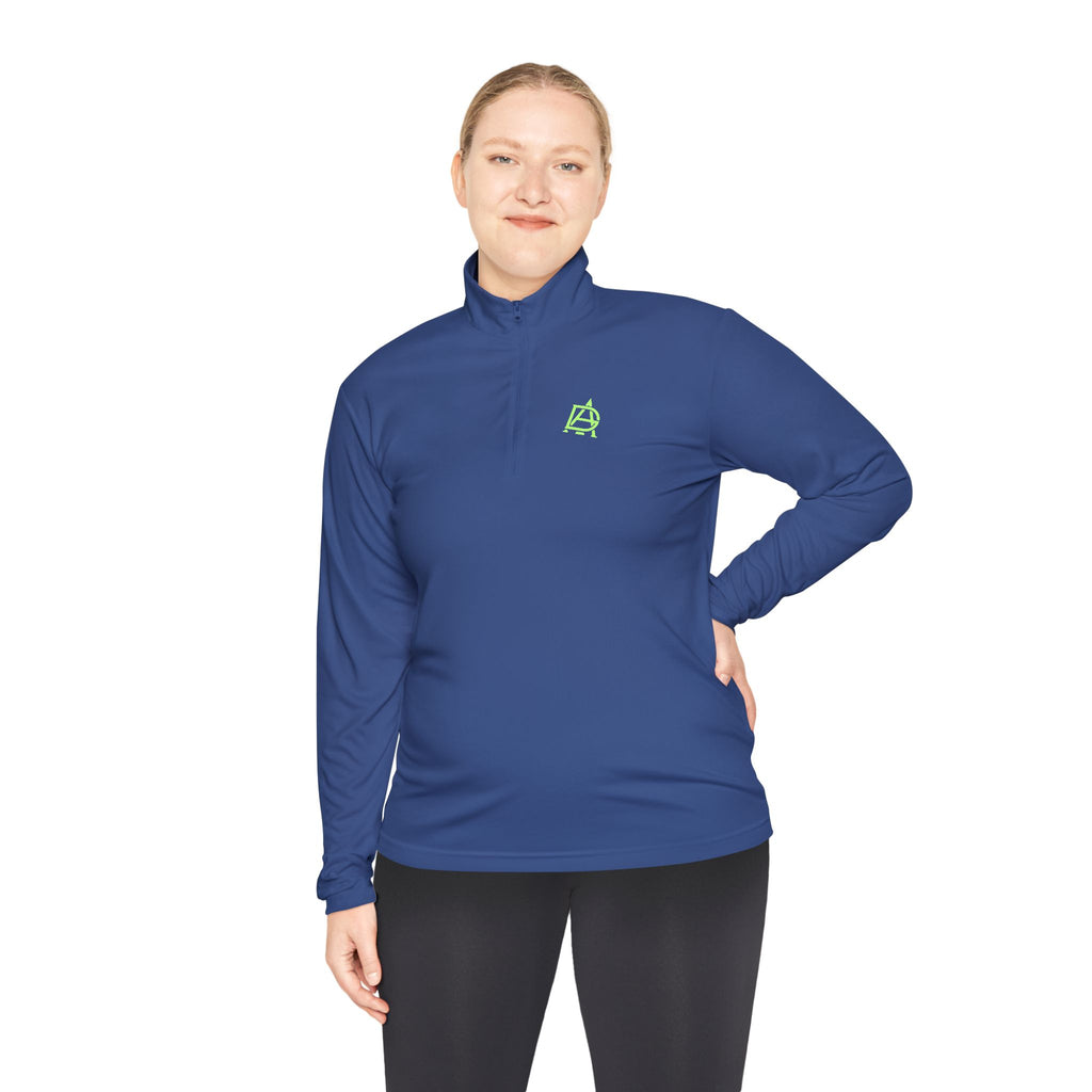 Quarter-Zip Pullover with Monogram Logo