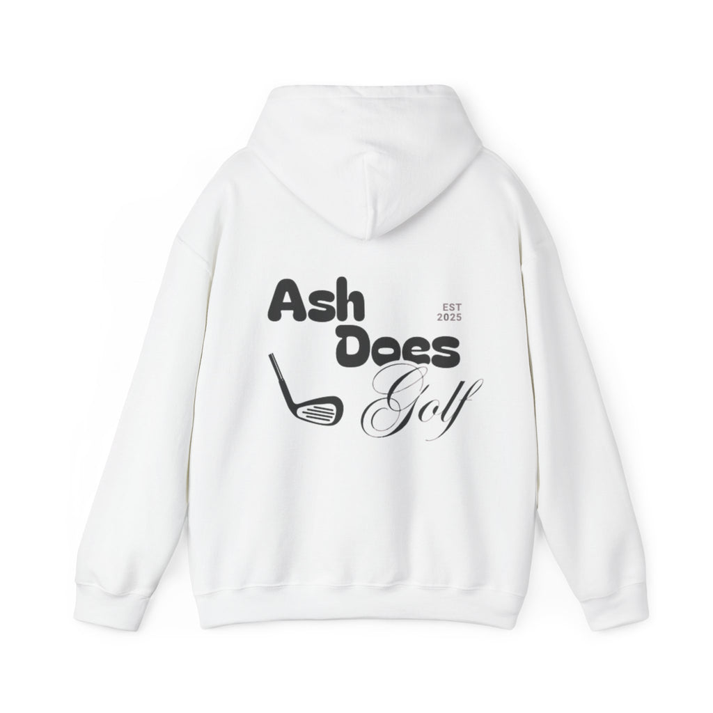 Ash Does Golf Hoodie — Casual Golf Club Pullover with Logo