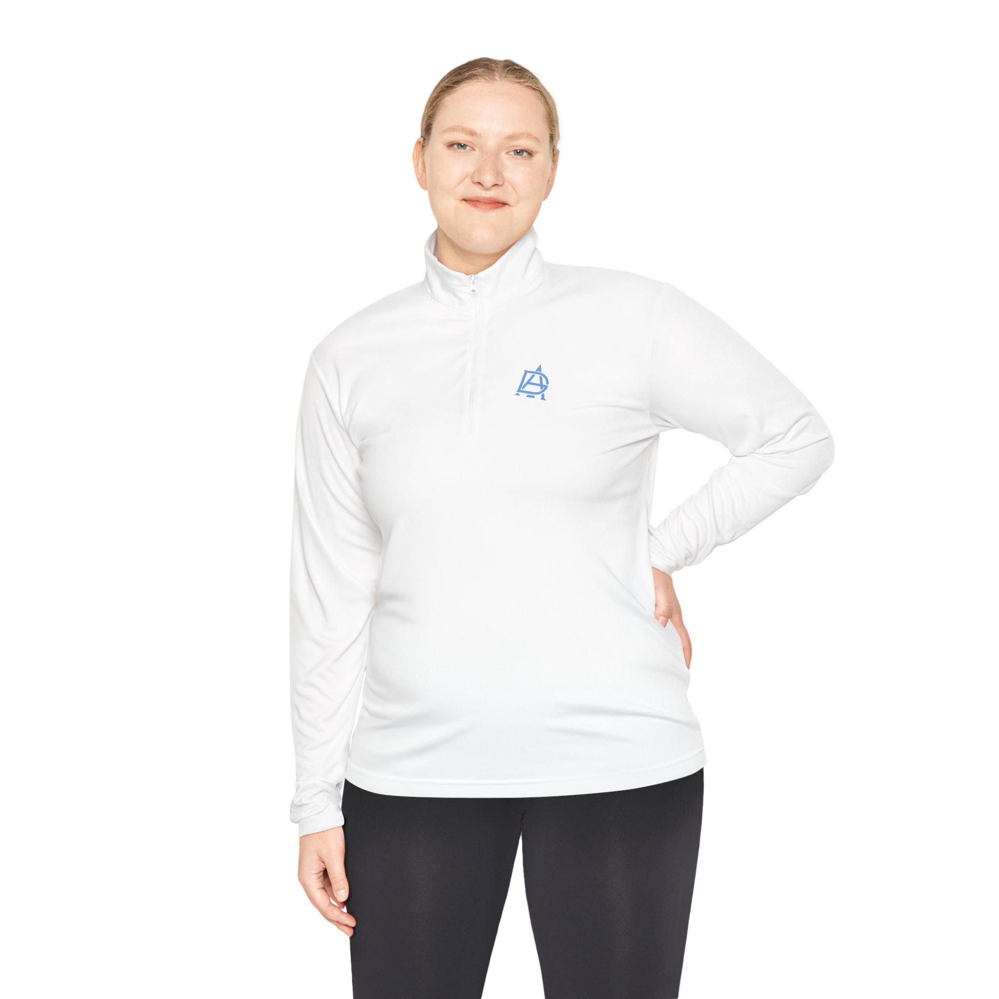 Quarter-Zip Pullover with Monogram Logo
