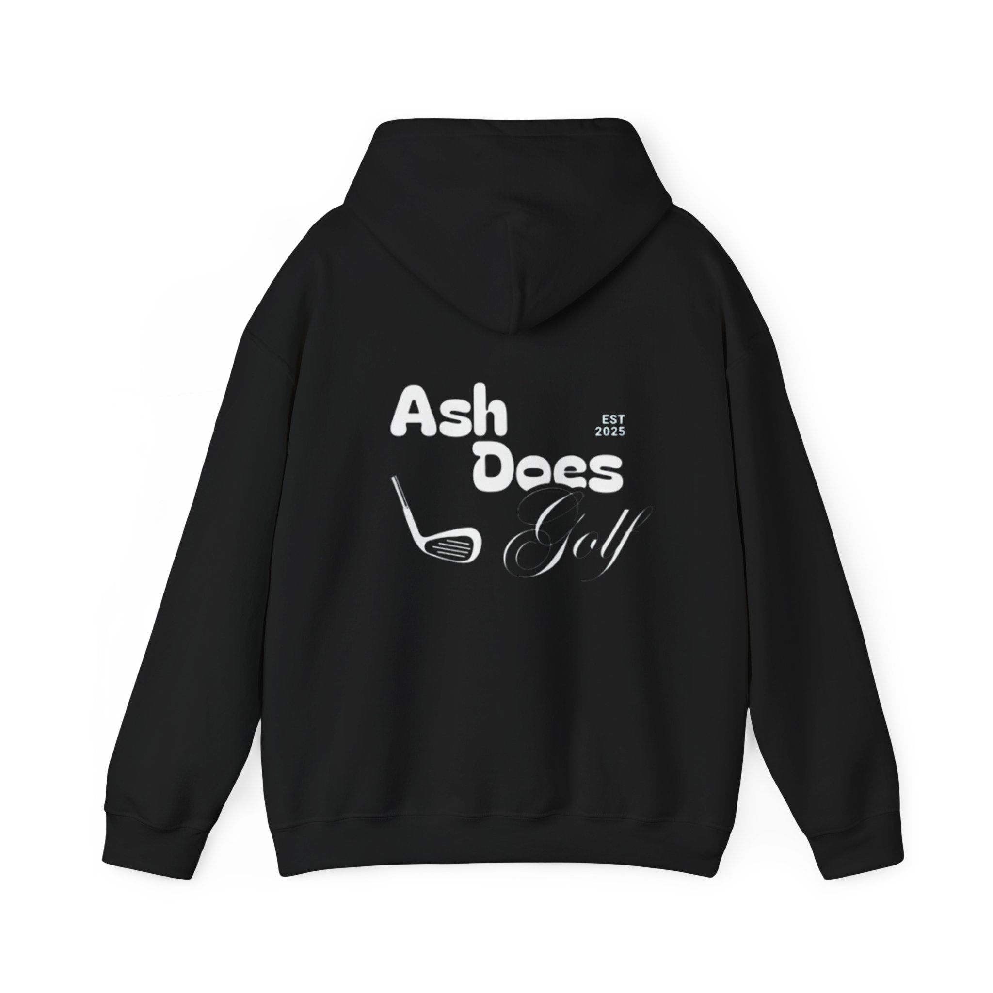 Ash Does Golf Hoodie — Casual Golf Club Pullover with Logo