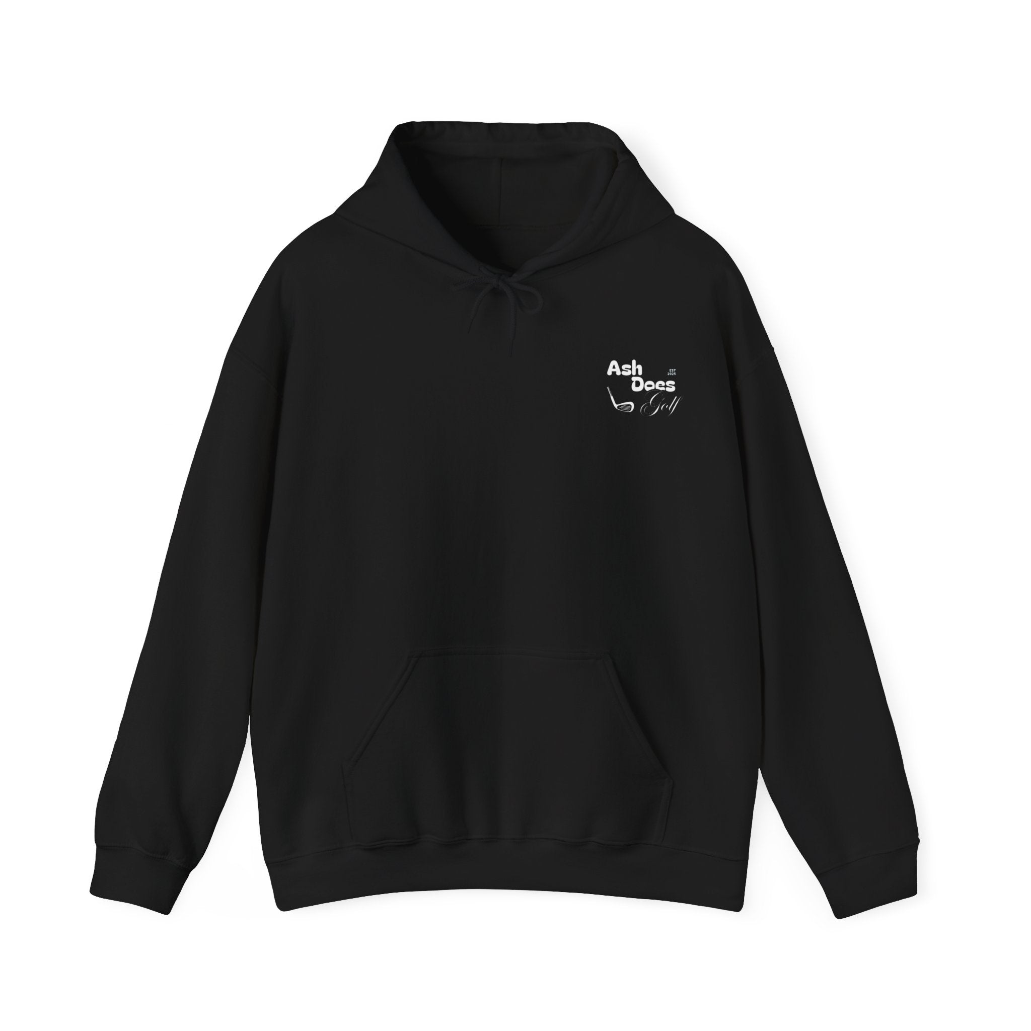 Ash Does Golf Hoodie — Casual Golf Club Pullover with Logo