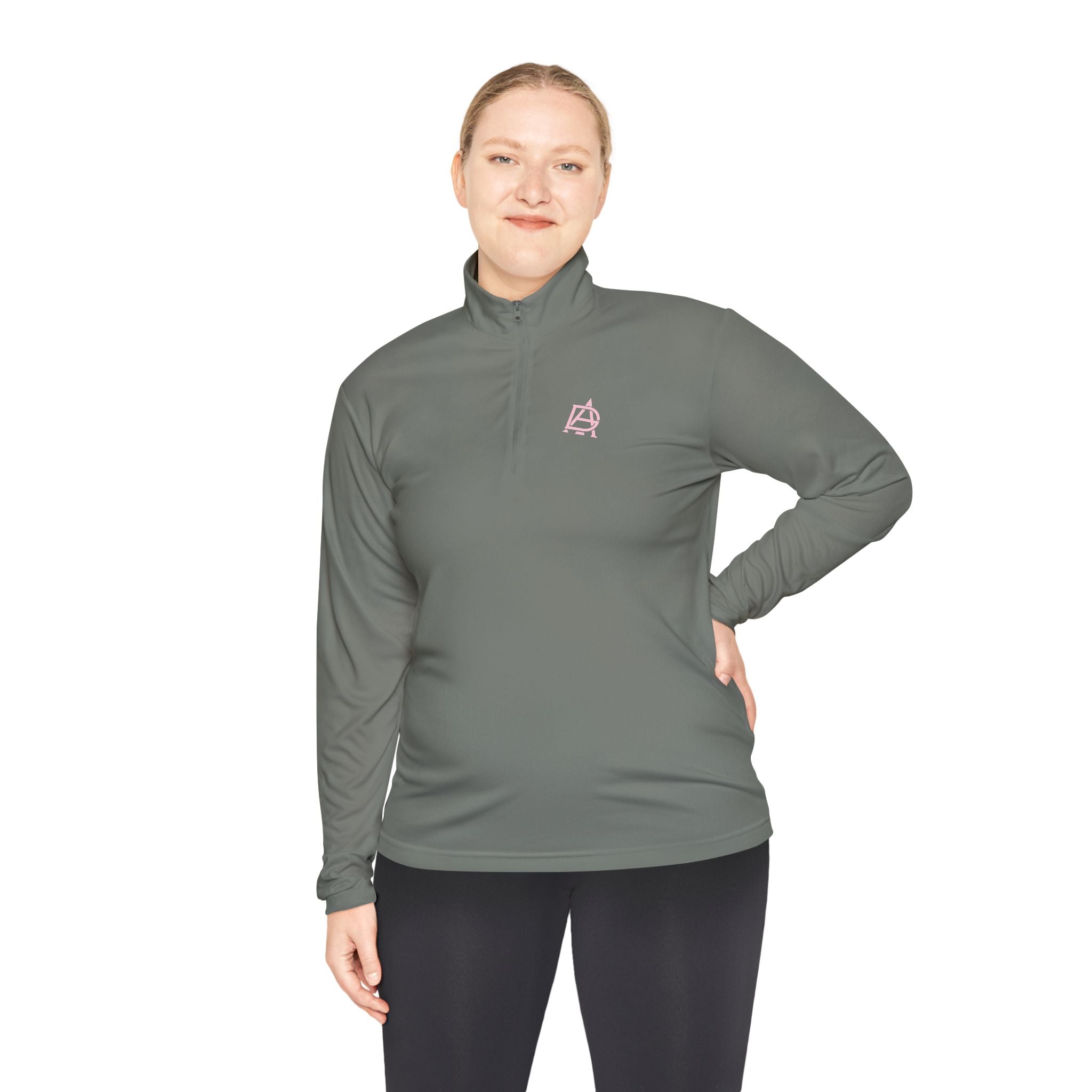 Quarter-Zip Pullover with Monogram Logo