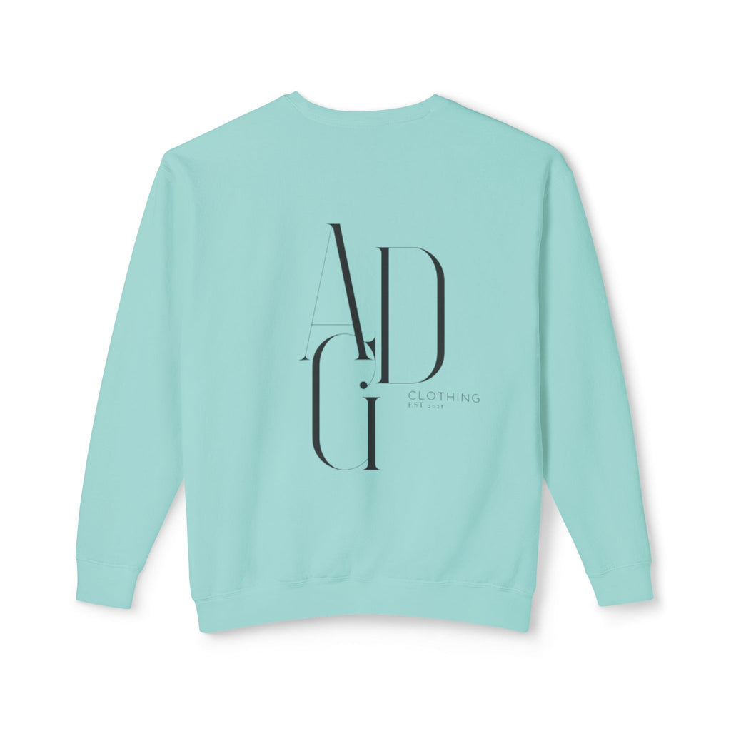ADG Logo Crewneck Sweatshirt — Lightweight Casual Pullover