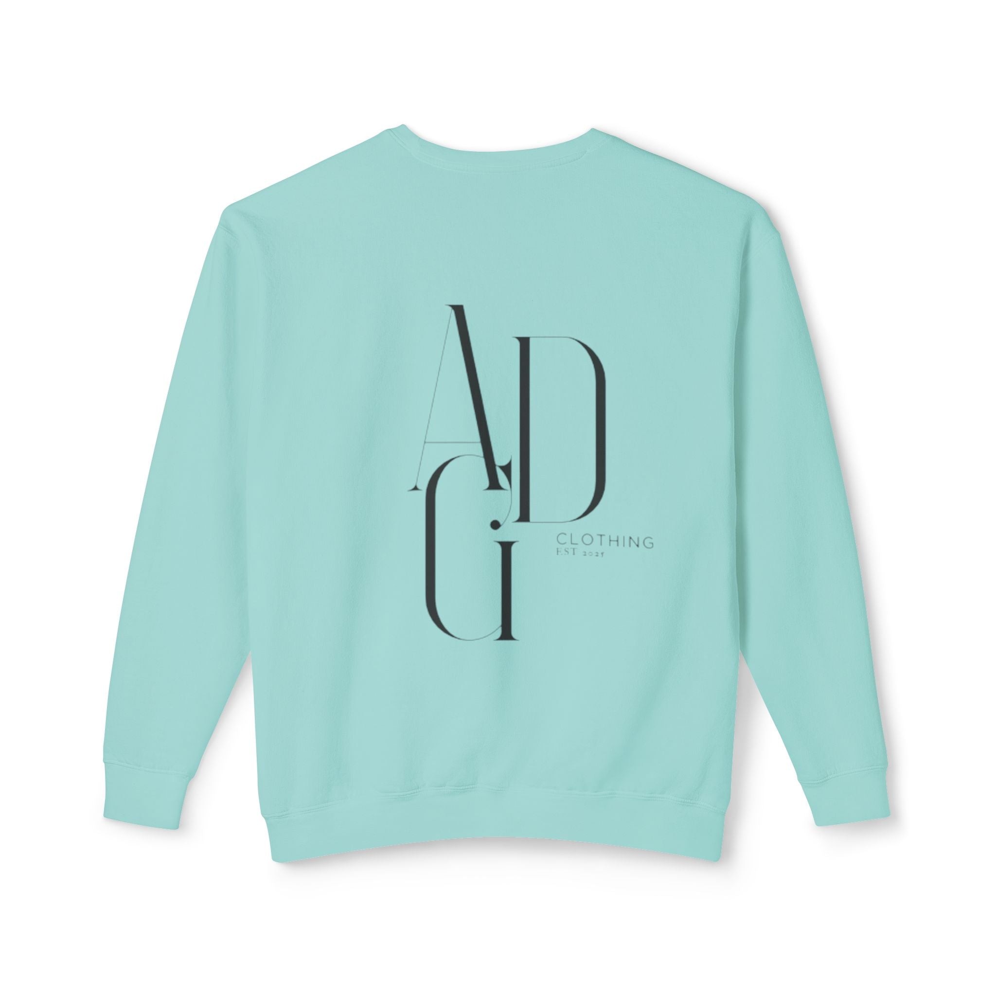 ADG Logo Crewneck Sweatshirt — Lightweight Casual Pullover