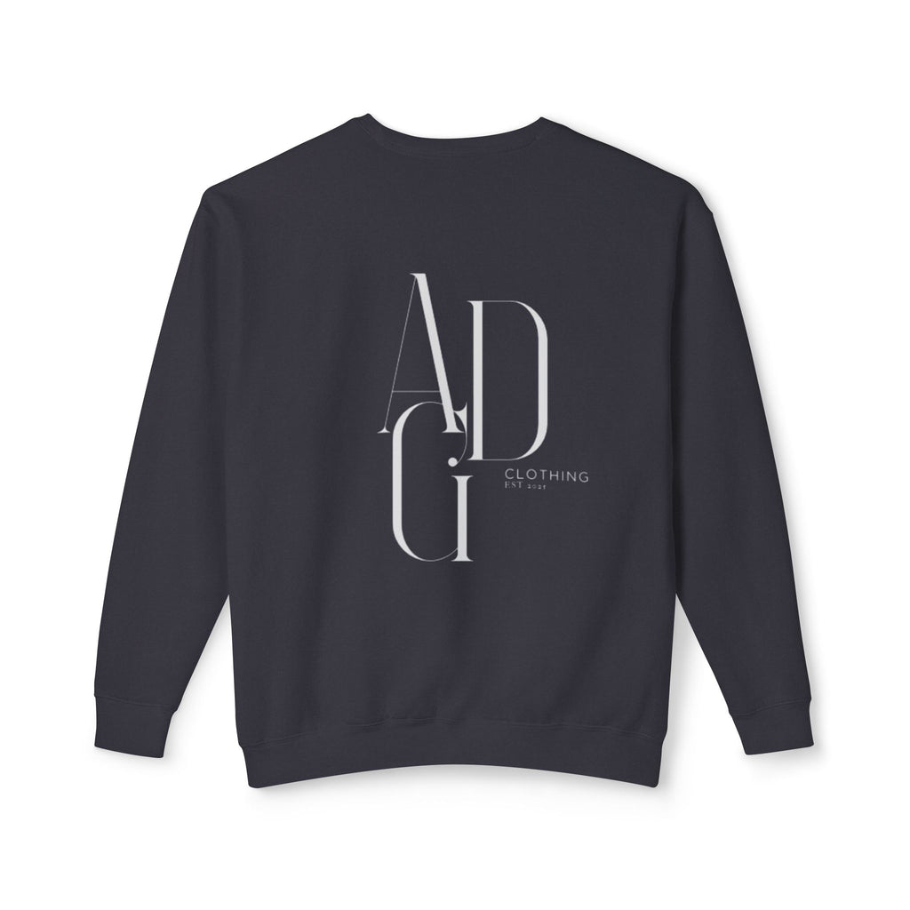 ADG Logo Crewneck Sweatshirt — Lightweight Casual Pullover