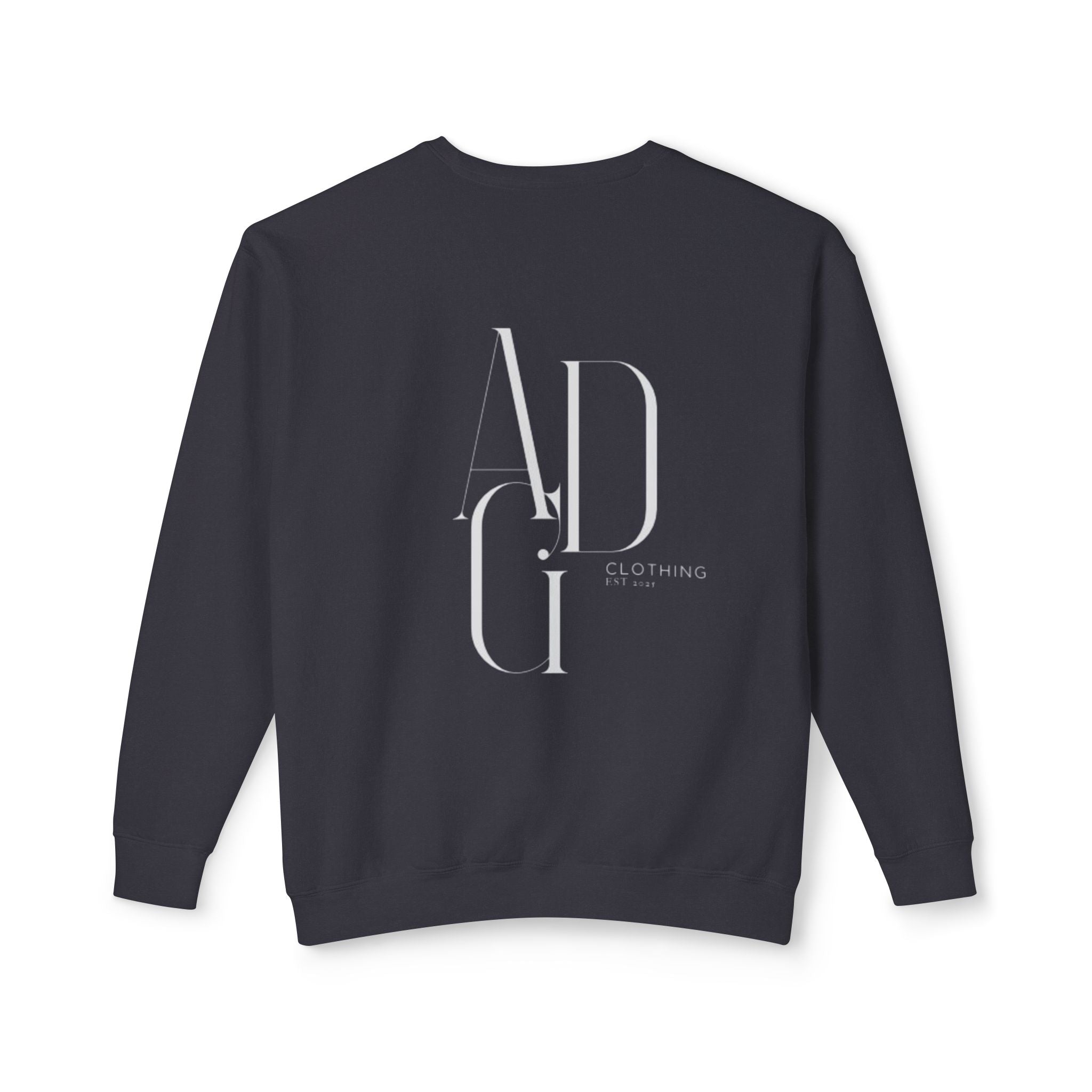ADG Logo Crewneck Sweatshirt — Lightweight Casual Pullover