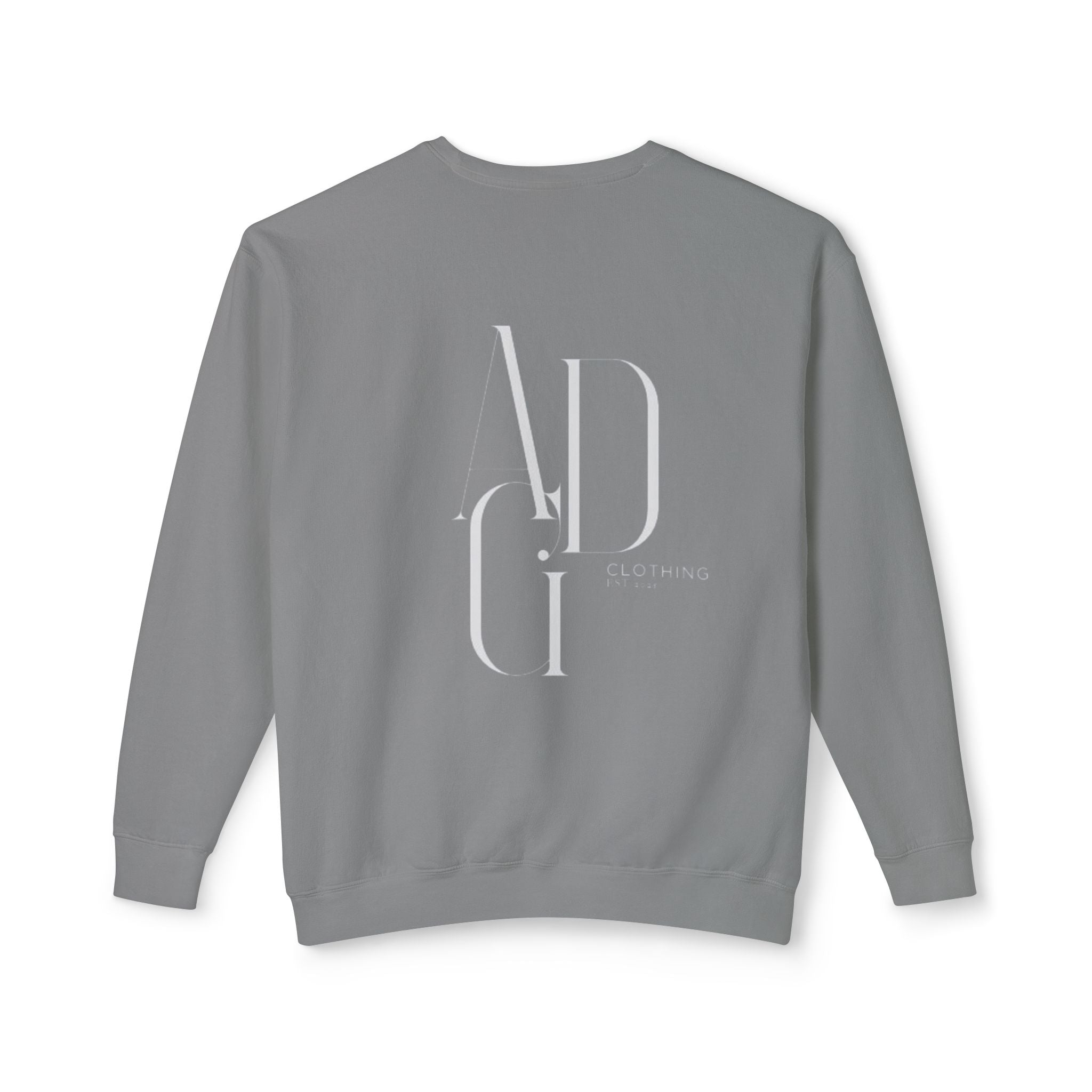 ADG Logo Crewneck Sweatshirt — Lightweight Casual Pullover