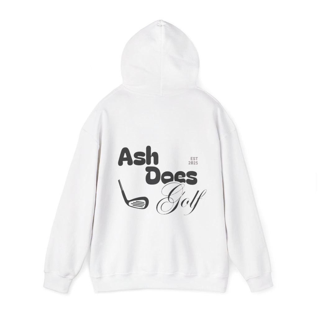 Ash Does Golf Hoodie — Casual Golf Club Pullover with Logo