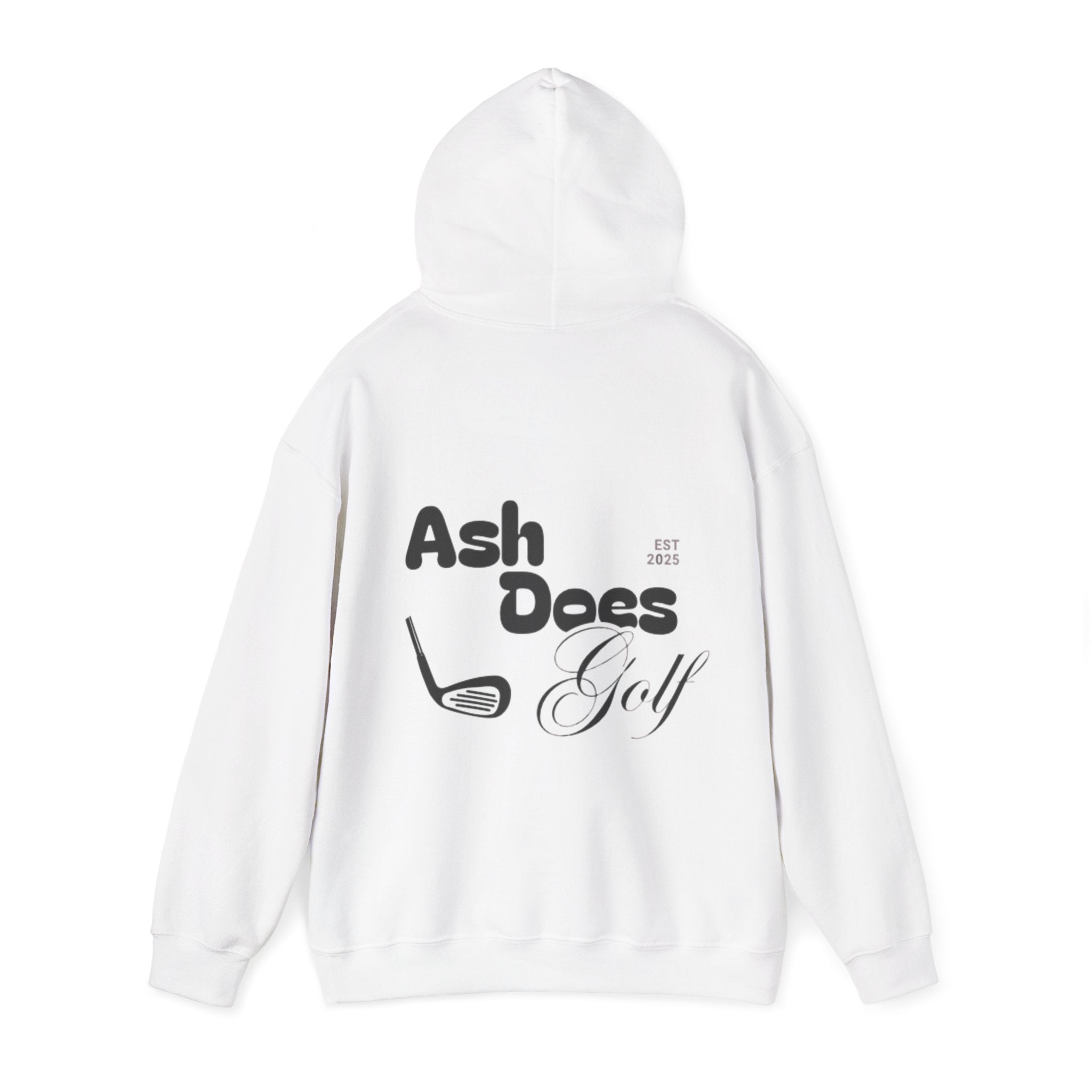 Ash Does Golf Hoodie — Casual Golf Club Pullover with Logo