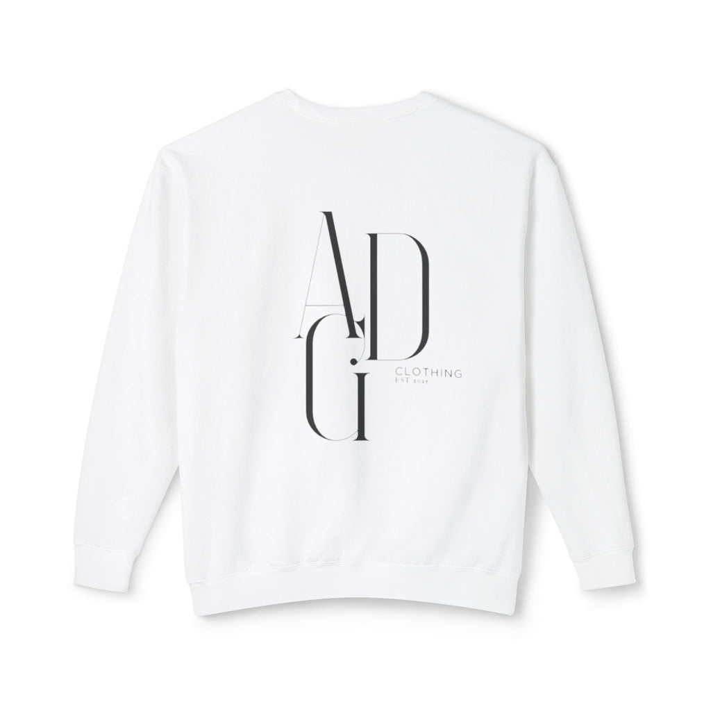 ADG Logo Crewneck Sweatshirt — Lightweight Casual Pullover