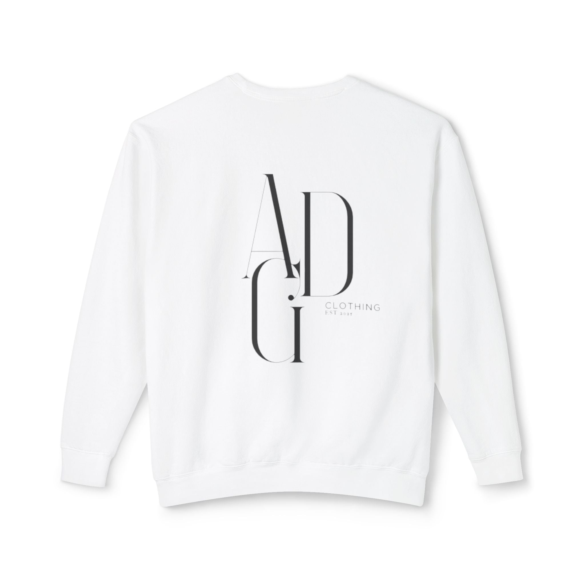 ADG Logo Crewneck Sweatshirt — Lightweight Casual Pullover